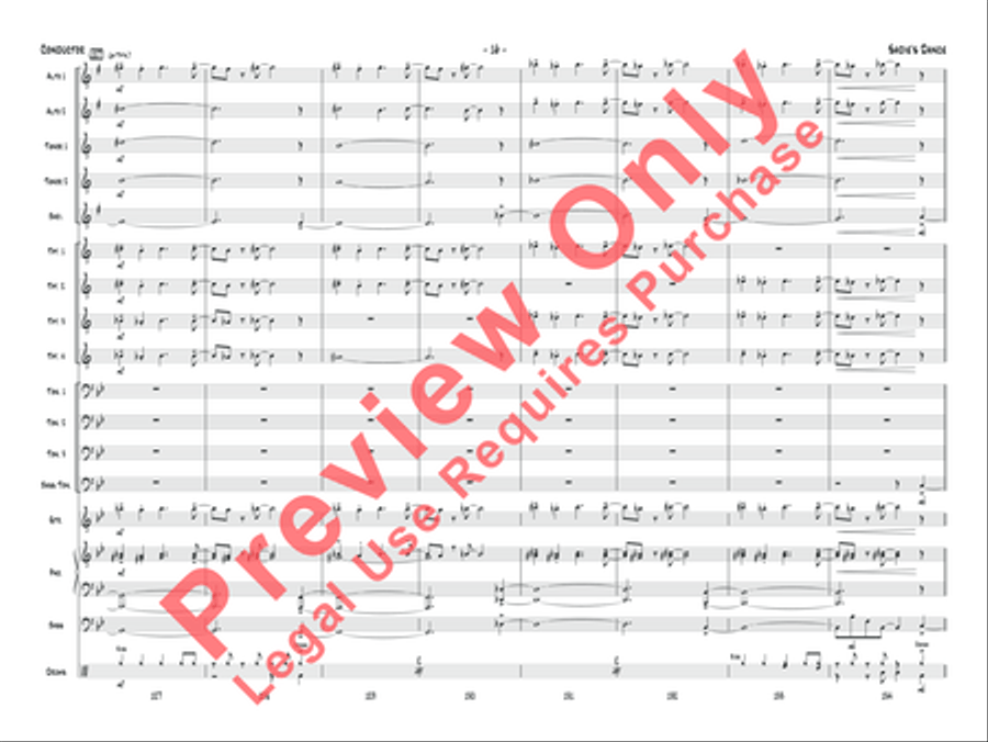 Sadie's Dance Sadie's Dance Jazz Ensemble scores gallery preview page 17