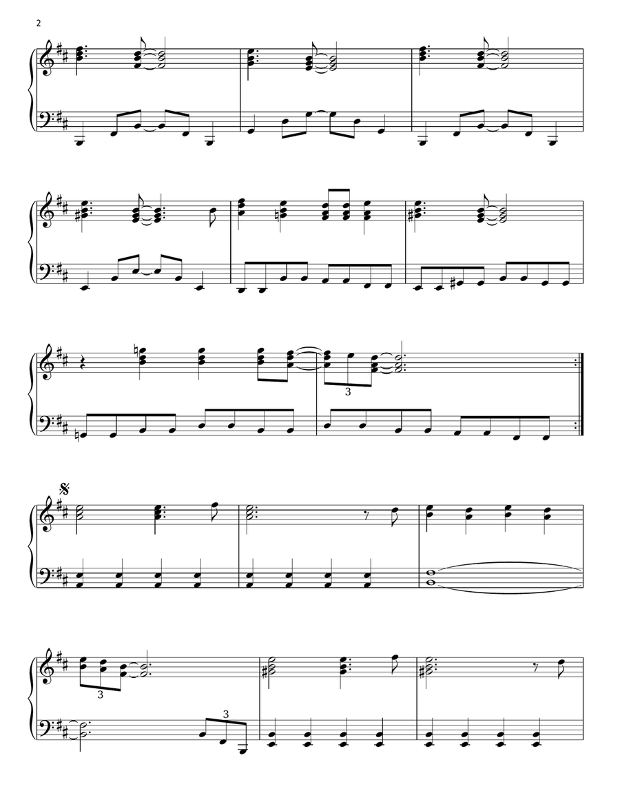 Eight Days A Week Piano Solo scores gallery preview page 2