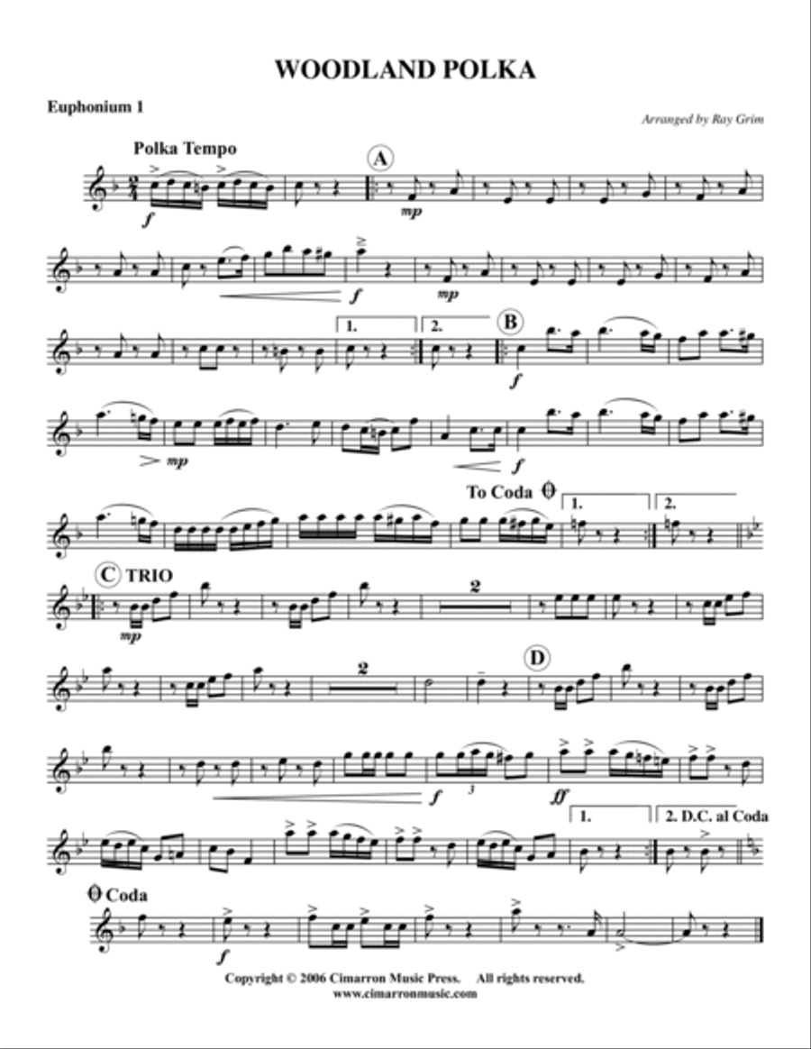 Woodland Polka EETT scores gallery preview page 4