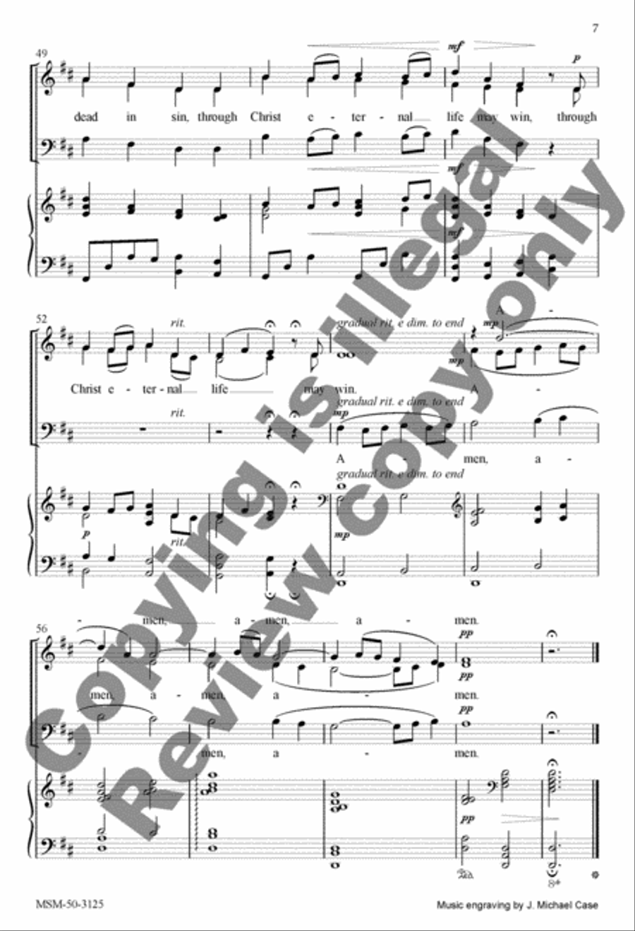 Deep Were His Wounds Deep Were His Wounds 3-Part scores gallery preview page 6