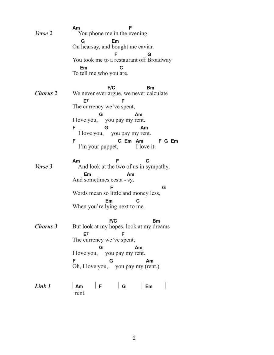 Rent Rent Acoustic Guitar scores gallery preview page 2