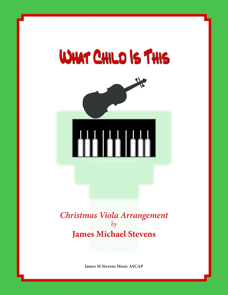 What Child Is This (Christmas Viola) image number null
