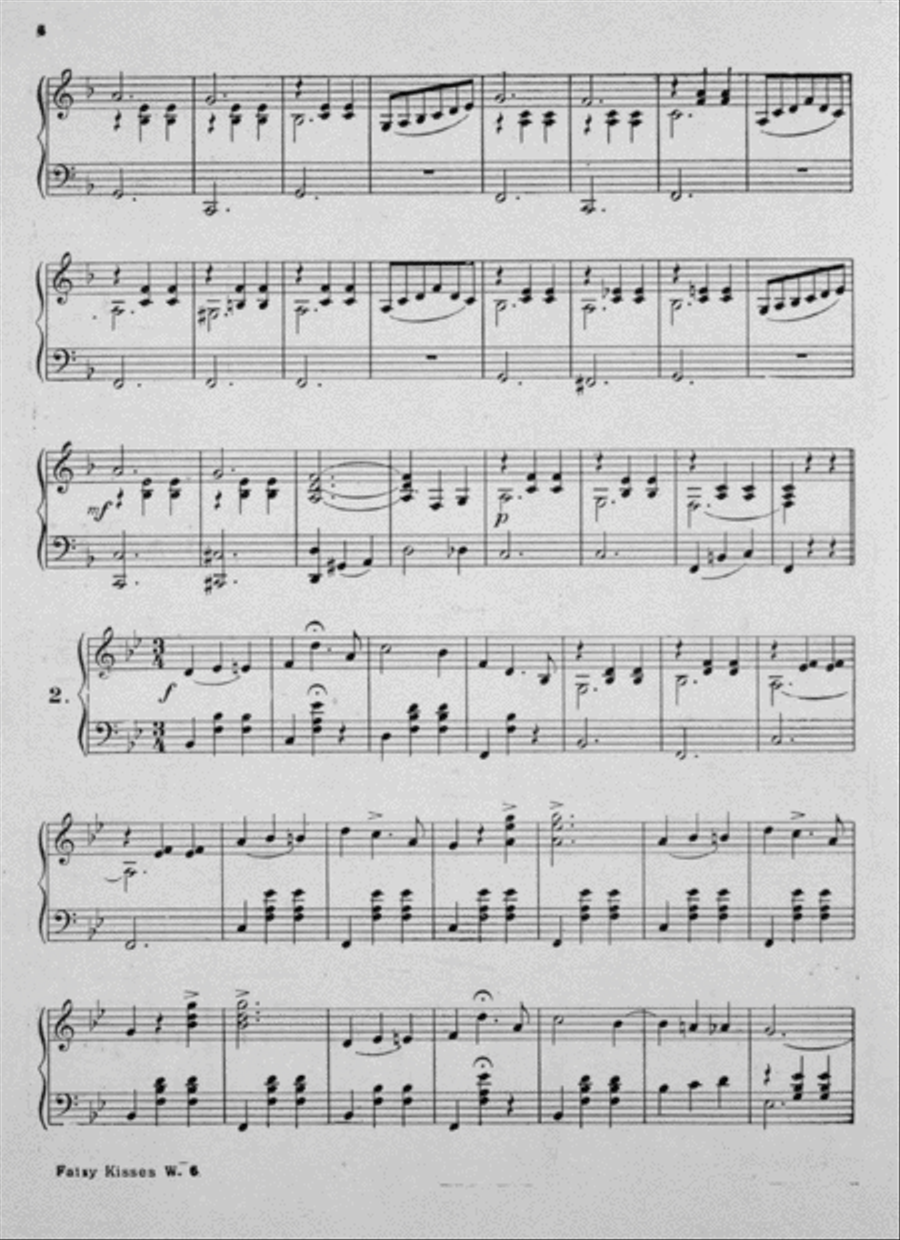 Fairy Kisses. Waltz Piano Solo scores gallery preview page 4