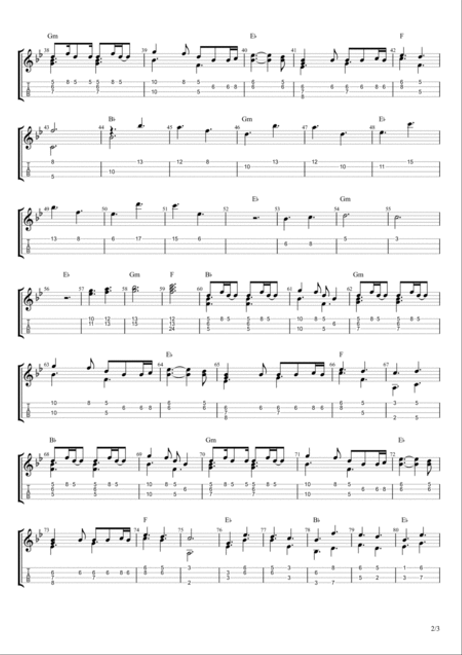 A Thousand Years (Part 2) Ukulele scores gallery preview page 2
