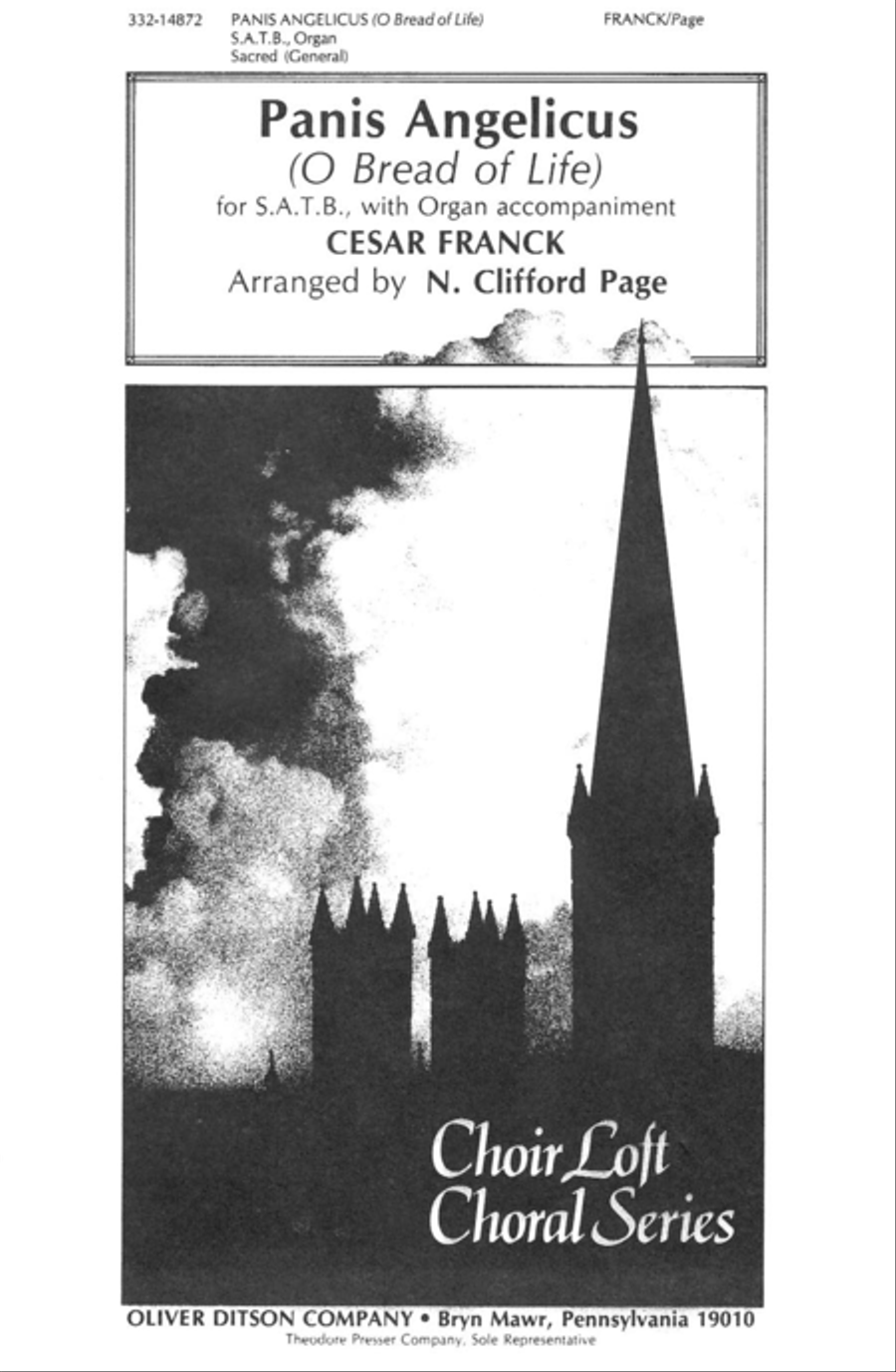 Panis Angelicus 4-Part scores gallery preview page 1