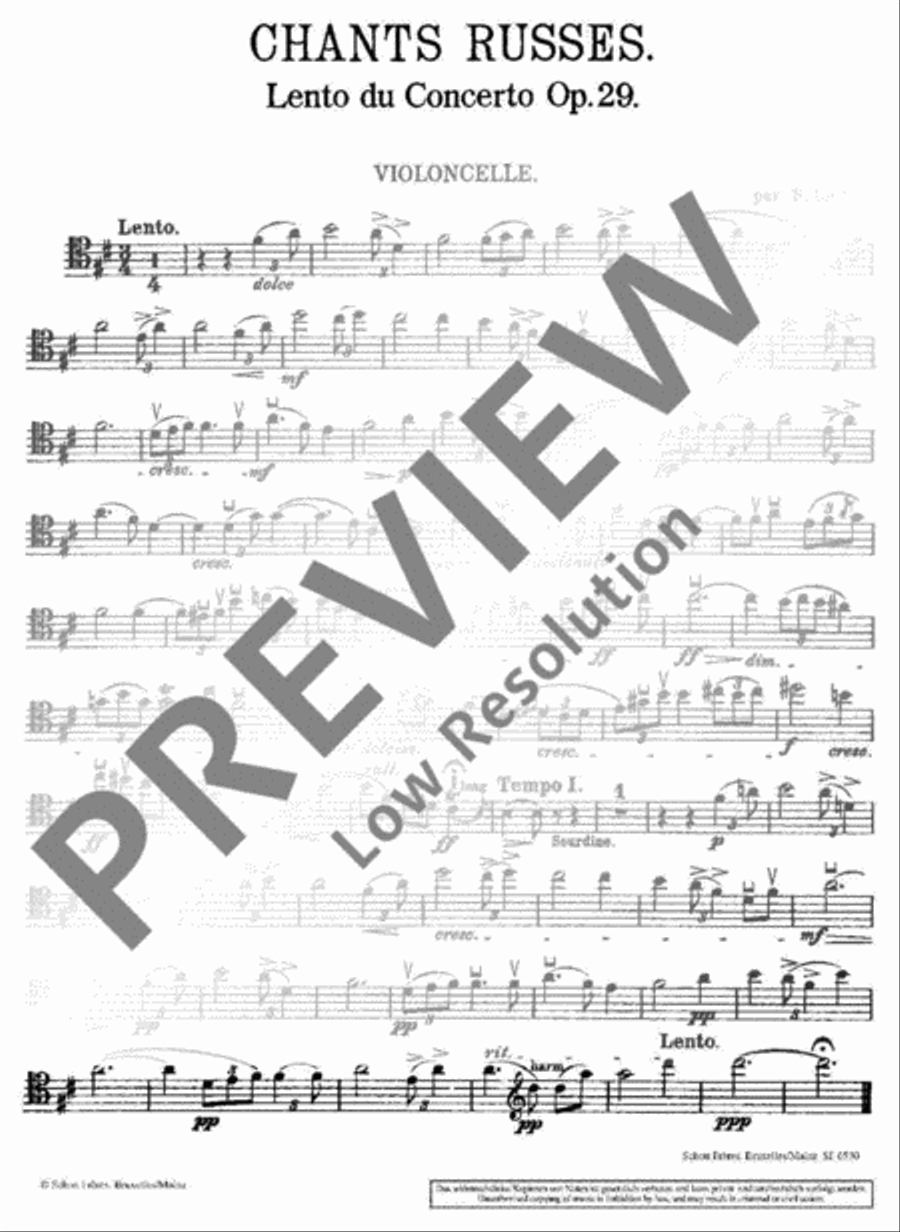 Chants Russes Chants Russes Piano Trio scores gallery preview page 10
