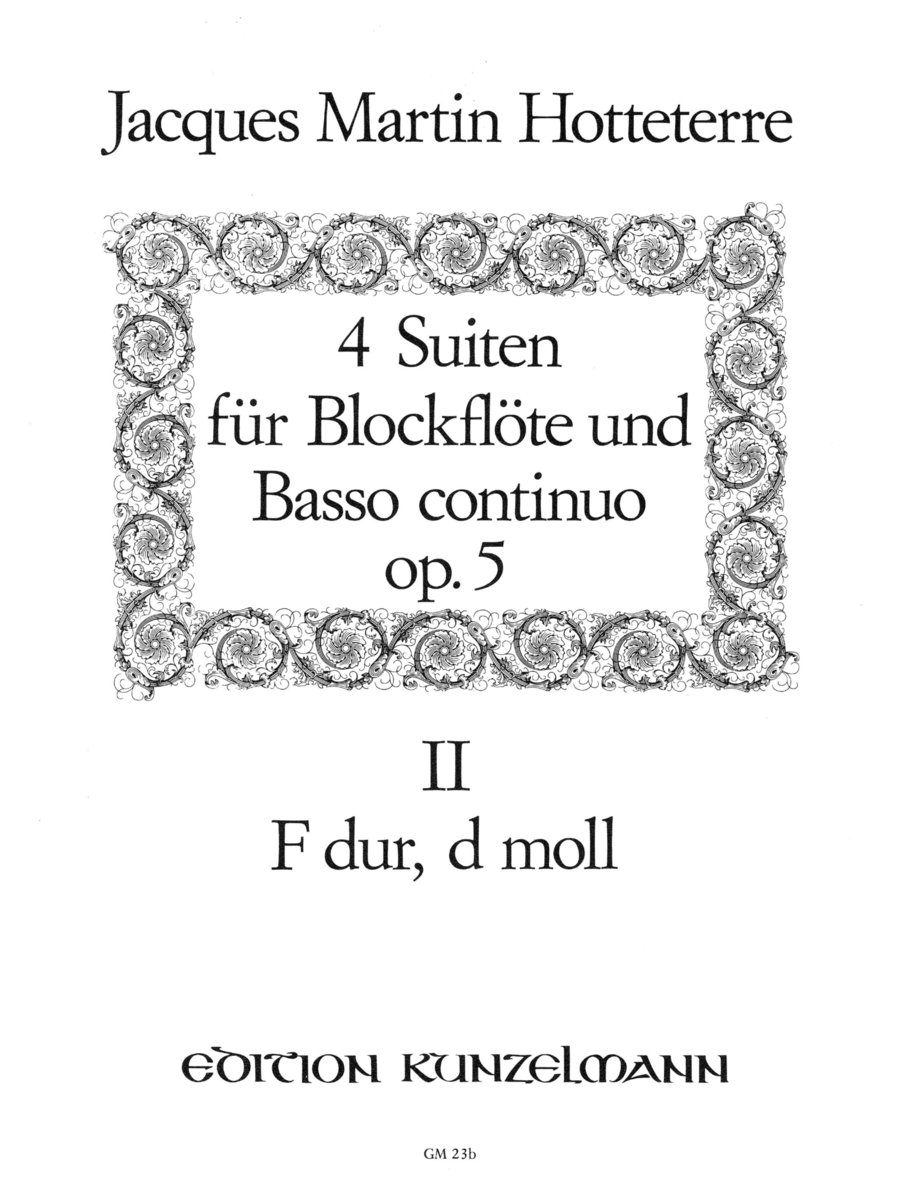 Suites (4) Op. 5 Volume 2