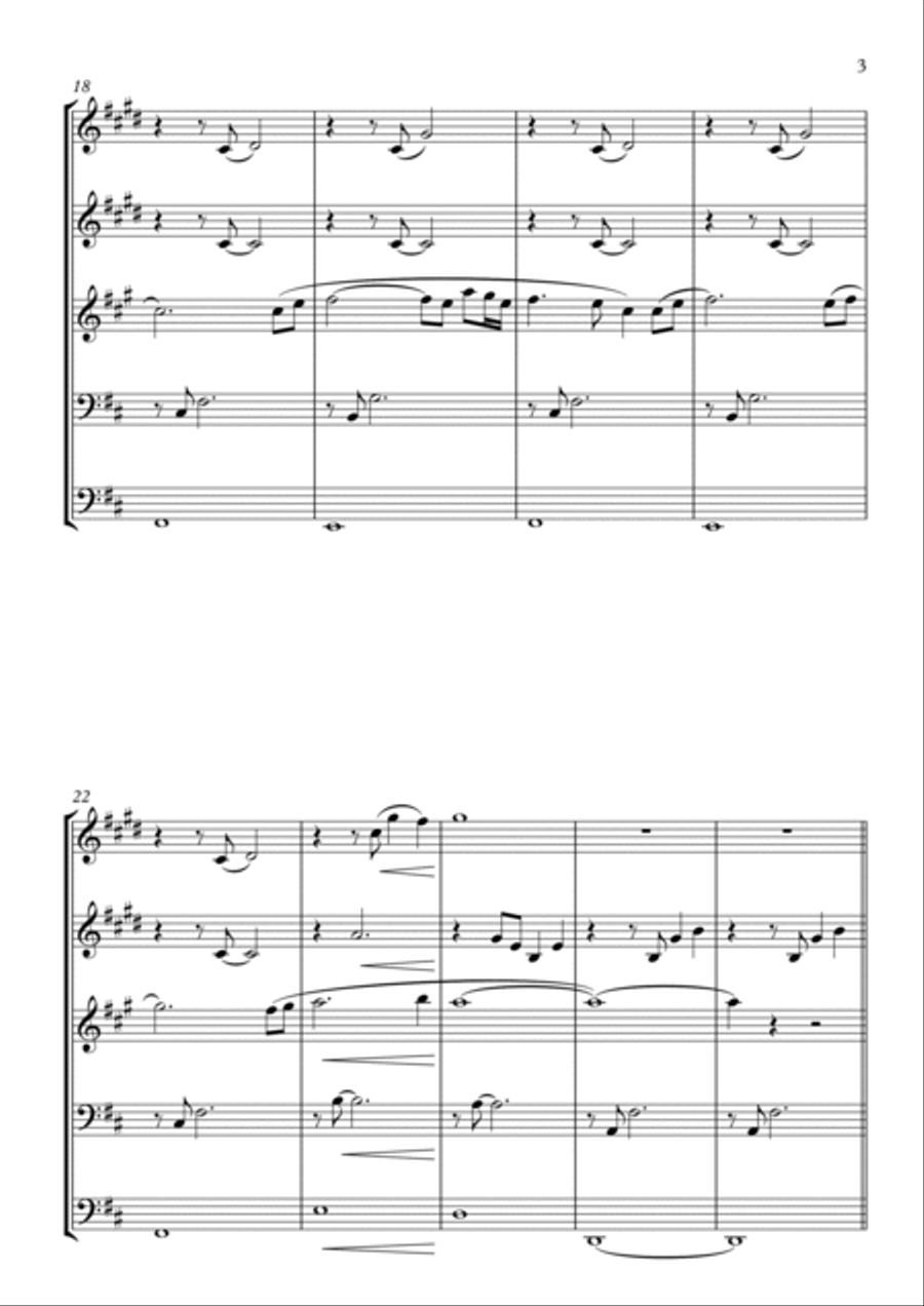 Mickey Brass Ensemble scores gallery preview page 3