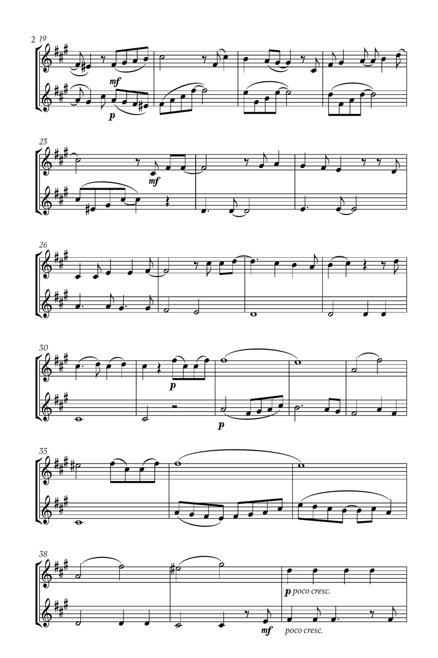 Mary, Did You Know? Mary, Did You Know? Brass Duet scores gallery preview page 2