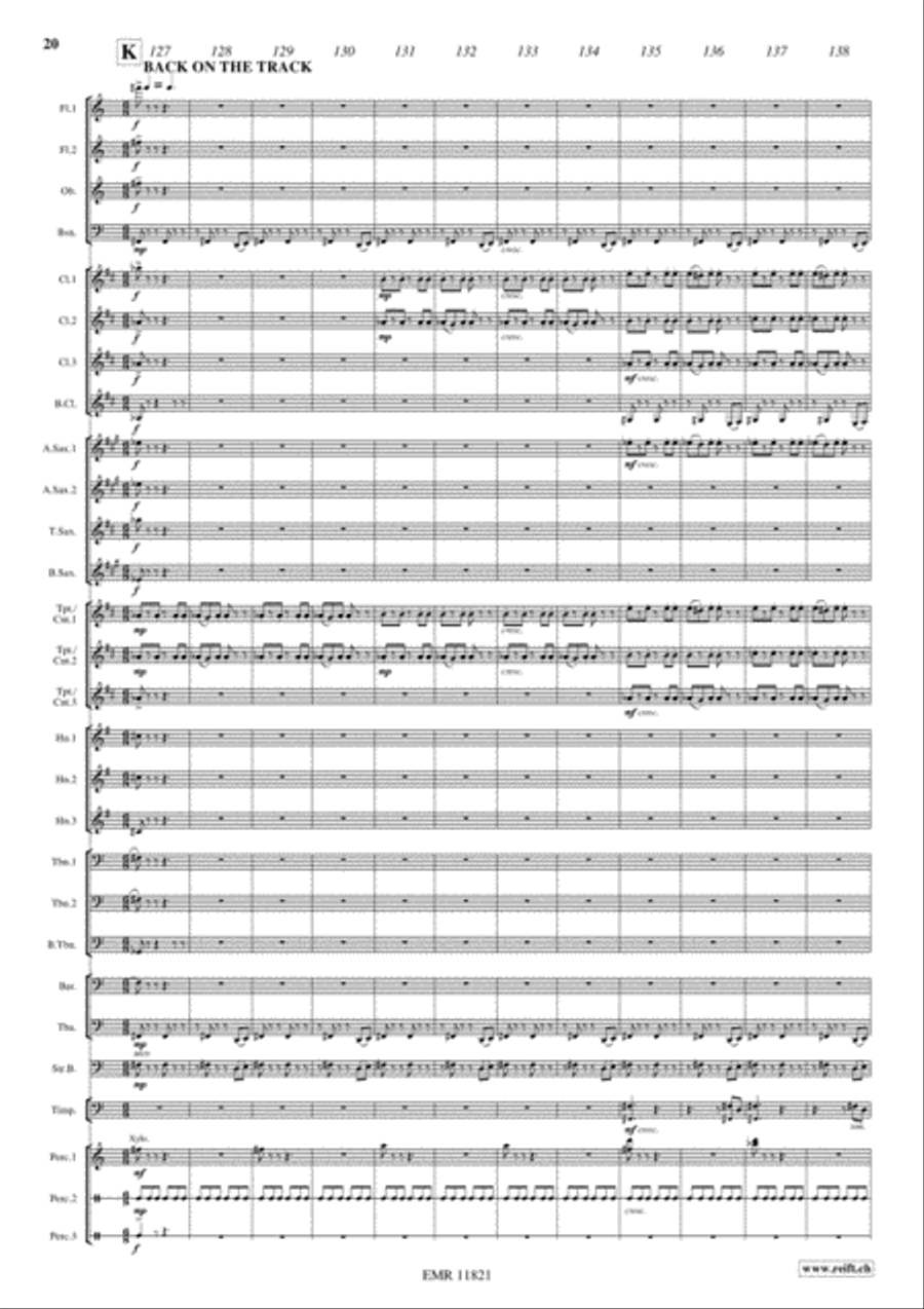 King Solomon's Mines Concert Band scores gallery preview page 21