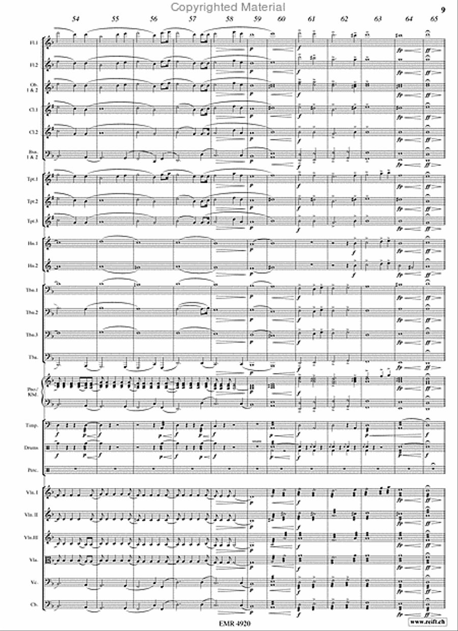 King Arthur Orchestra scores gallery preview page 9