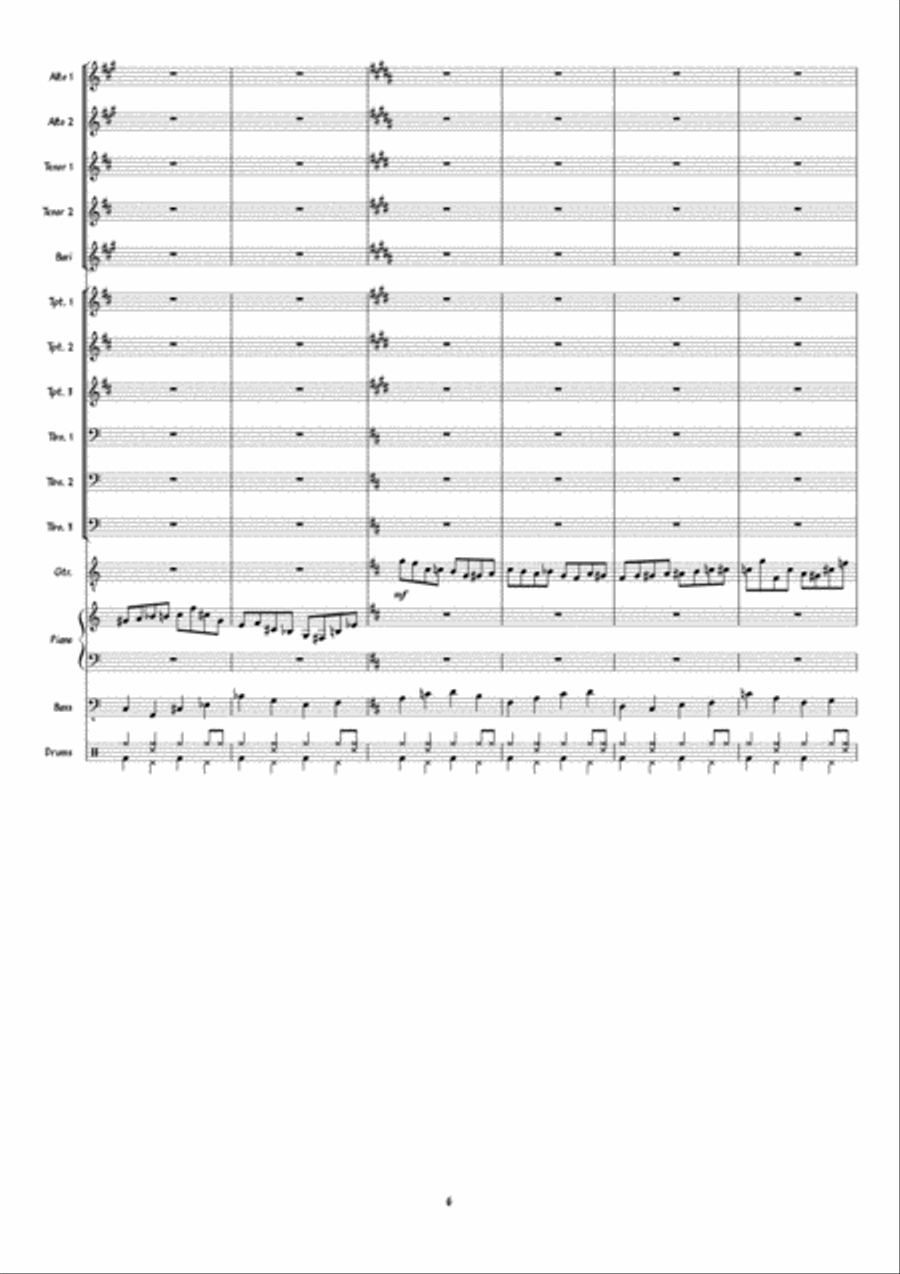 Barthelemy's Scherzo Jazz Ensemble scores gallery preview page 6