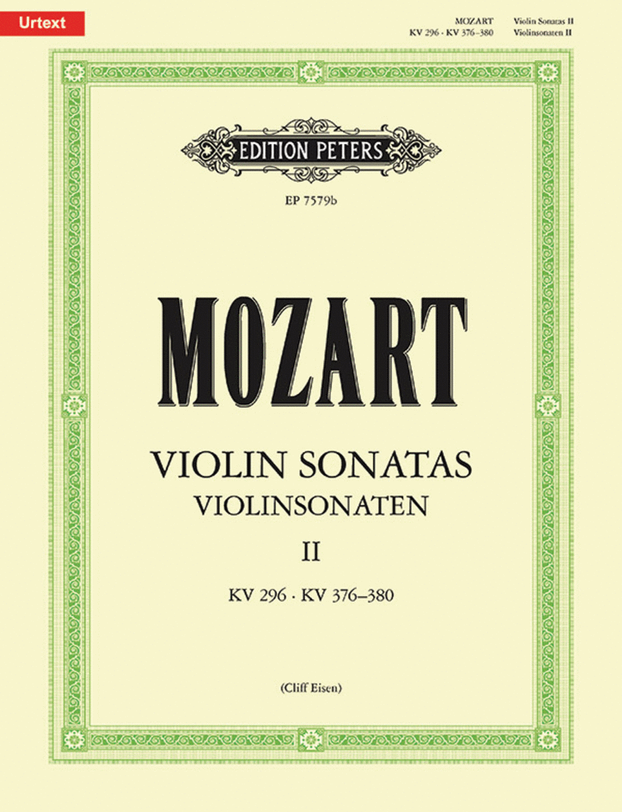 Complete Sonatas, Volume 2 Violin Solo scores gallery preview page 1