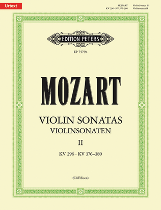 Book cover for Complete Sonatas, Volume 2
