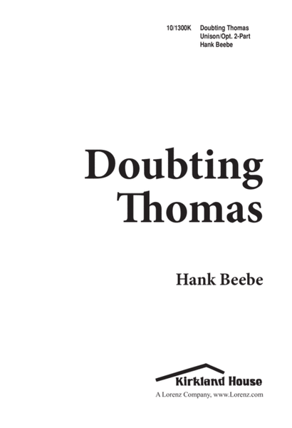 Doubting Thomas