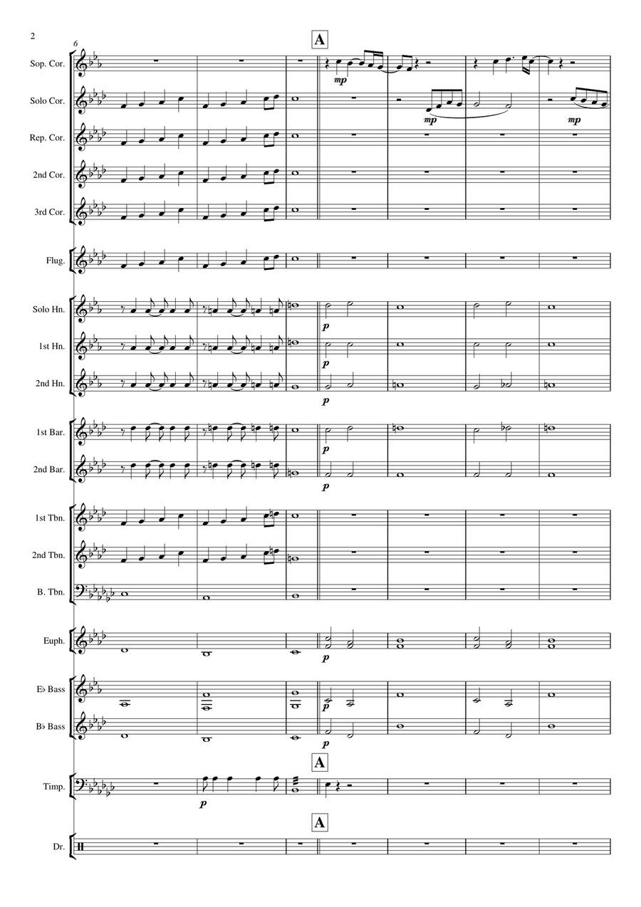 No Time To Die Brass Band scores gallery preview page 5