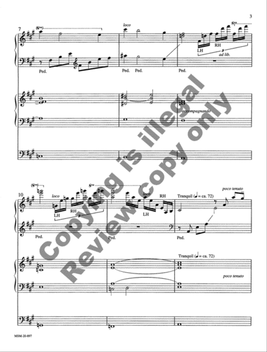 Spiritual He's Got the Whole World in His Hands Harp scores gallery preview page 8