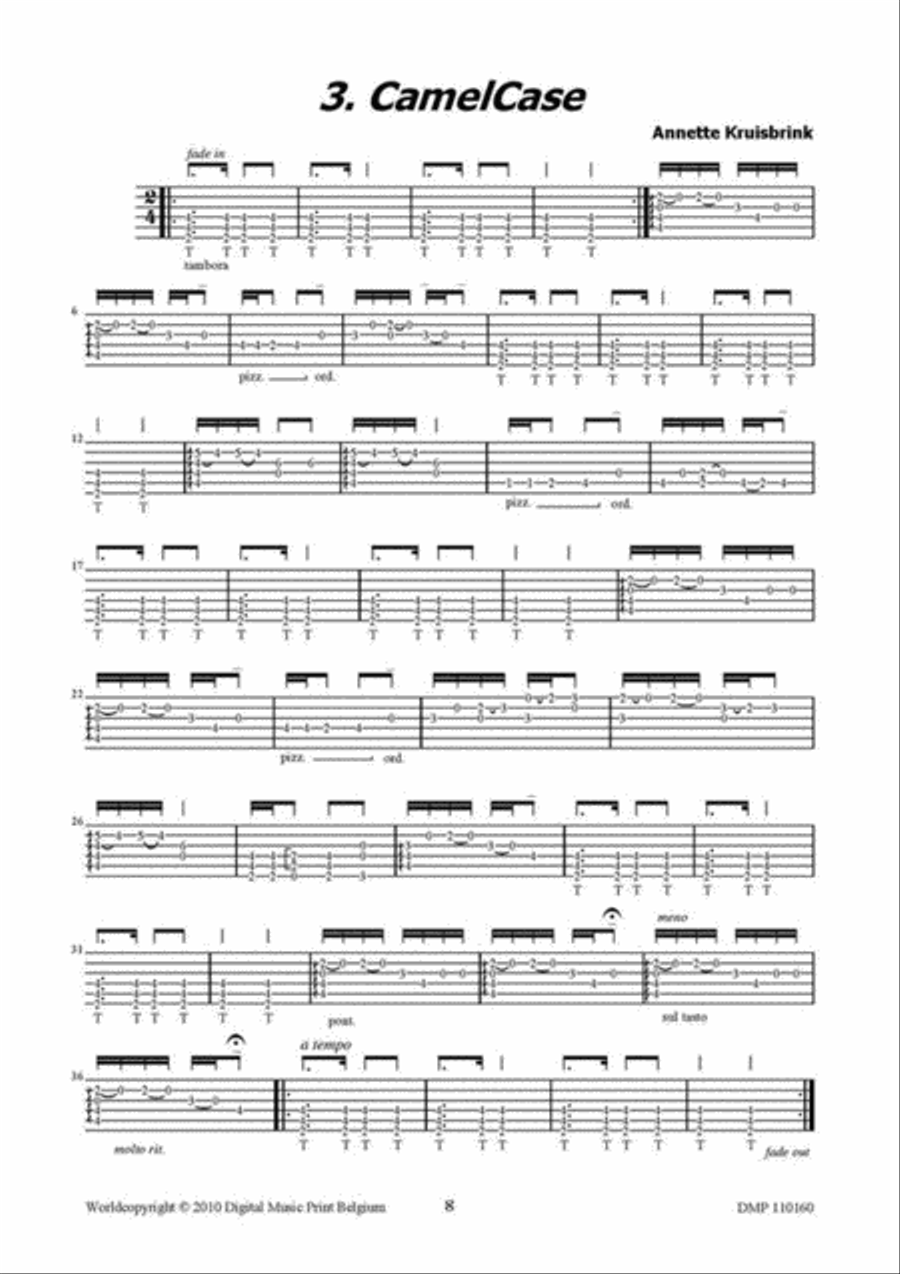 Access Permitted Guitar Tablature scores gallery preview page 3