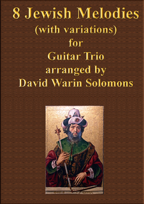 Book cover for 8 Jewish melodies for guitar trio (complete set)