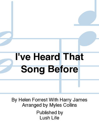 Book cover for I've Heard That Song Before