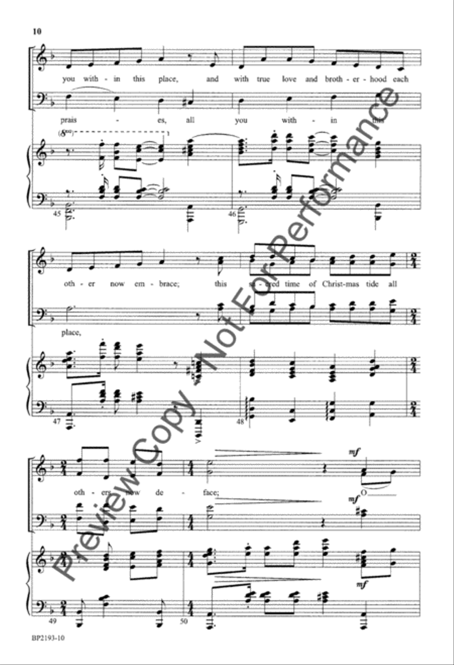 God Rest Ye Merry, Gentlemen - Ijames 4-Part scores gallery preview page 11