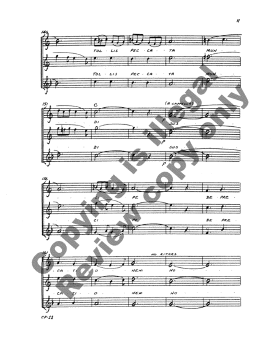 Mass of Tournai Mass of Tournai 3-Part scores gallery preview page 11
