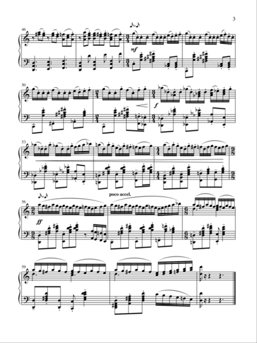 Equine Suite (for solo piano) Piano Solo scores gallery preview page 3