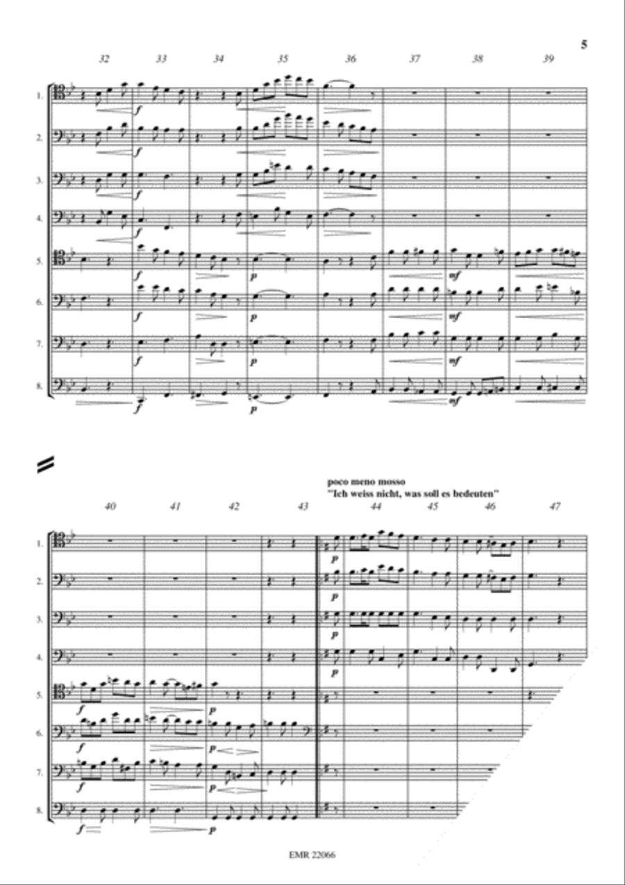 Germand Folksongs Trombone scores gallery preview page 5