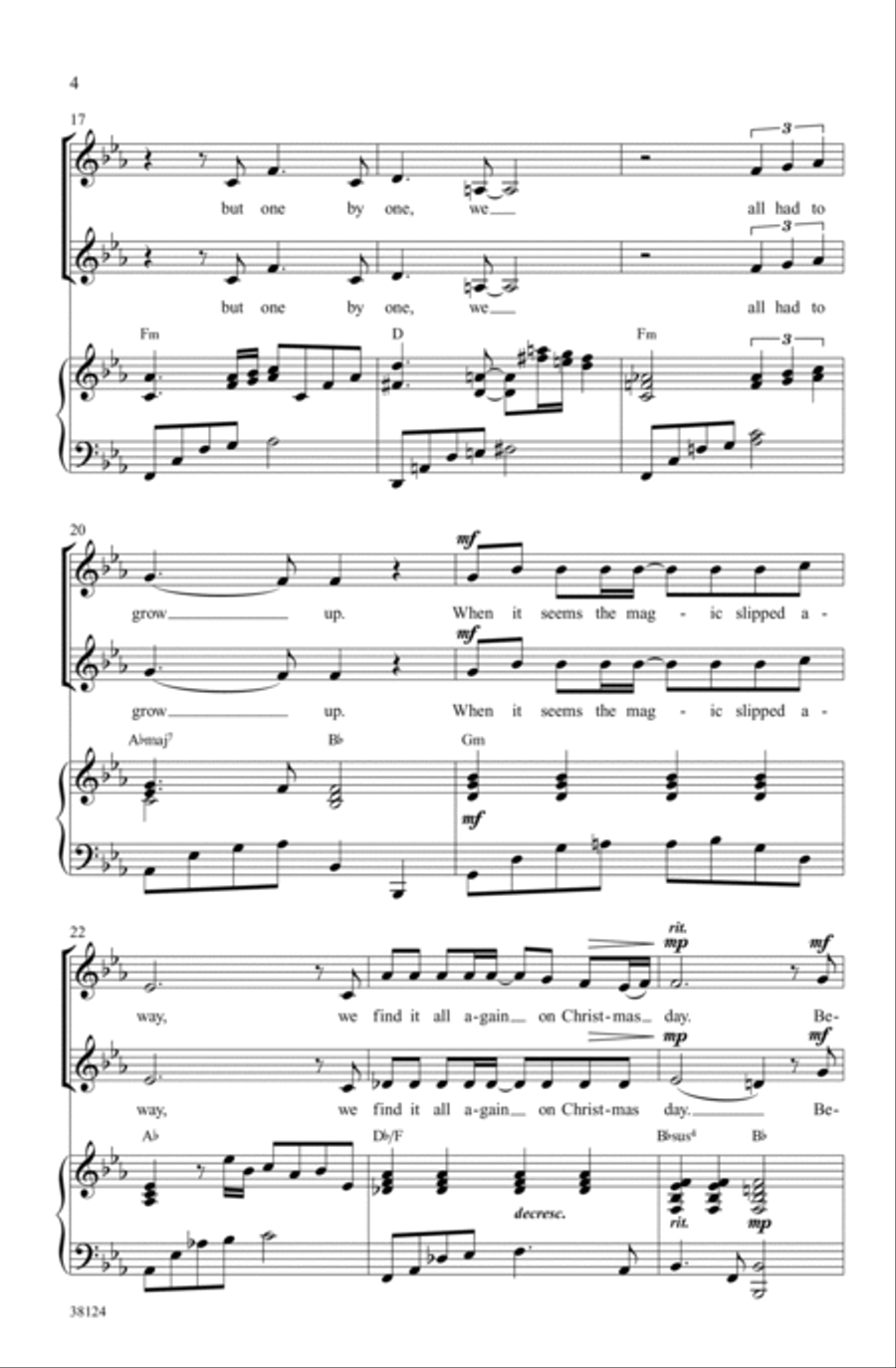 Believe (from The Polar Express) 2-Part scores gallery preview page 3
