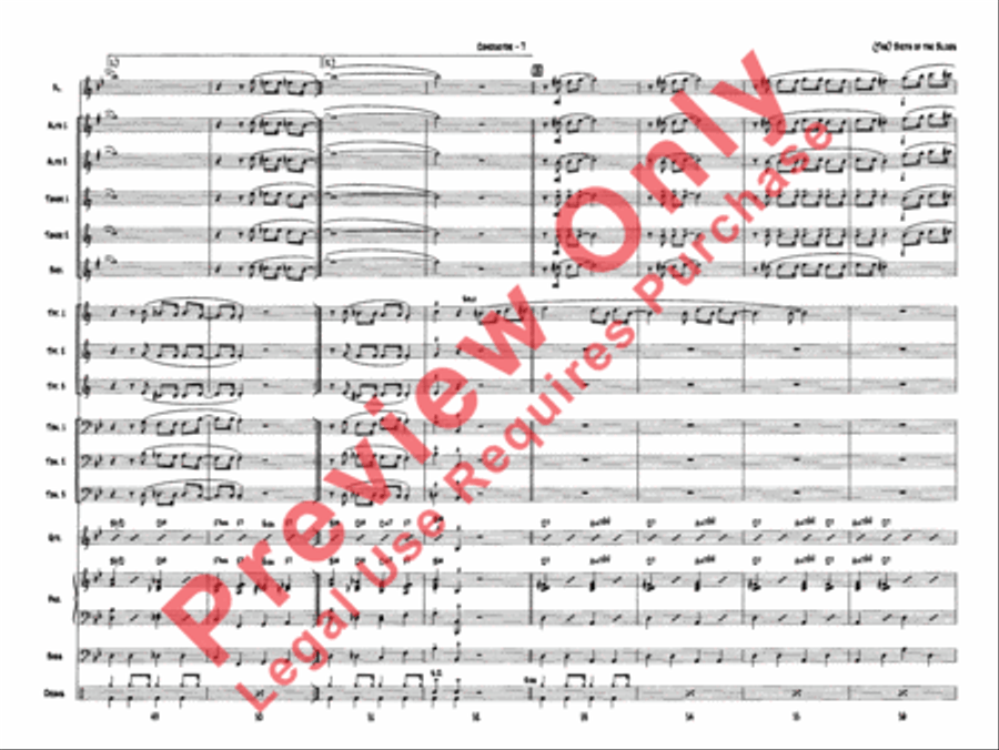 The Birth of the Blues Jazz Ensemble scores gallery preview page 10