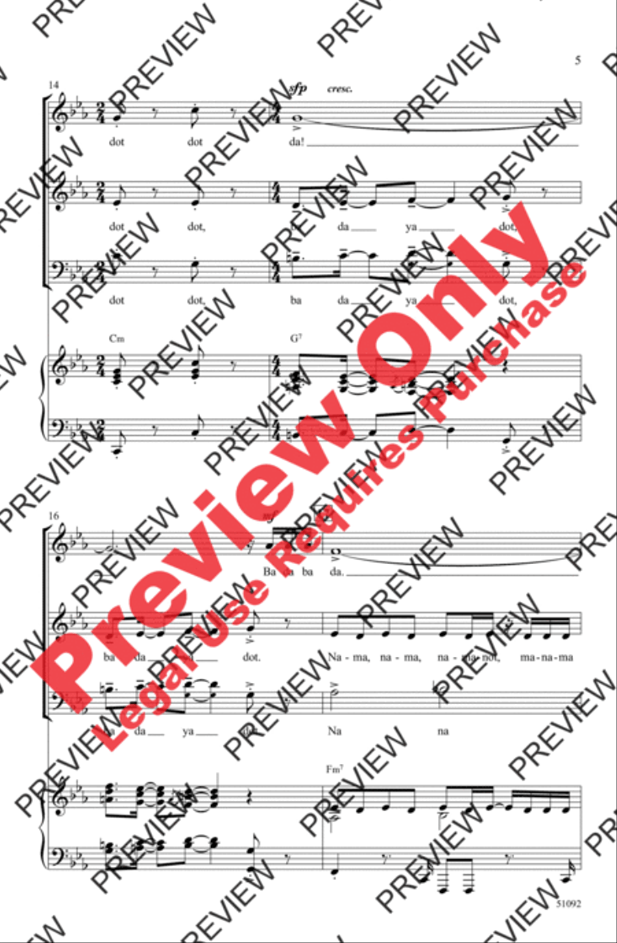 Beethoven's Fifth Beethoven's Fifth 3-Part scores gallery preview page 5