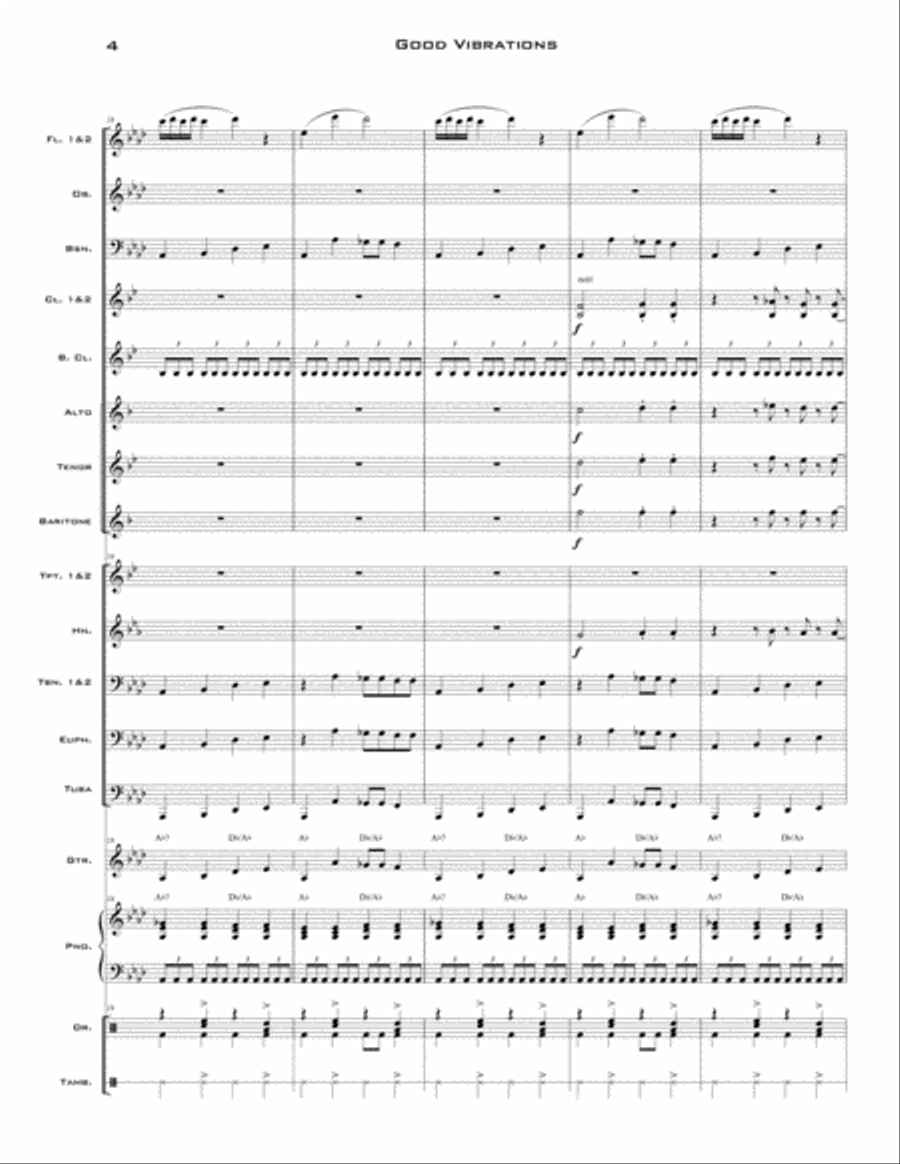 Good Vibrations Bassoon scores gallery preview page 4