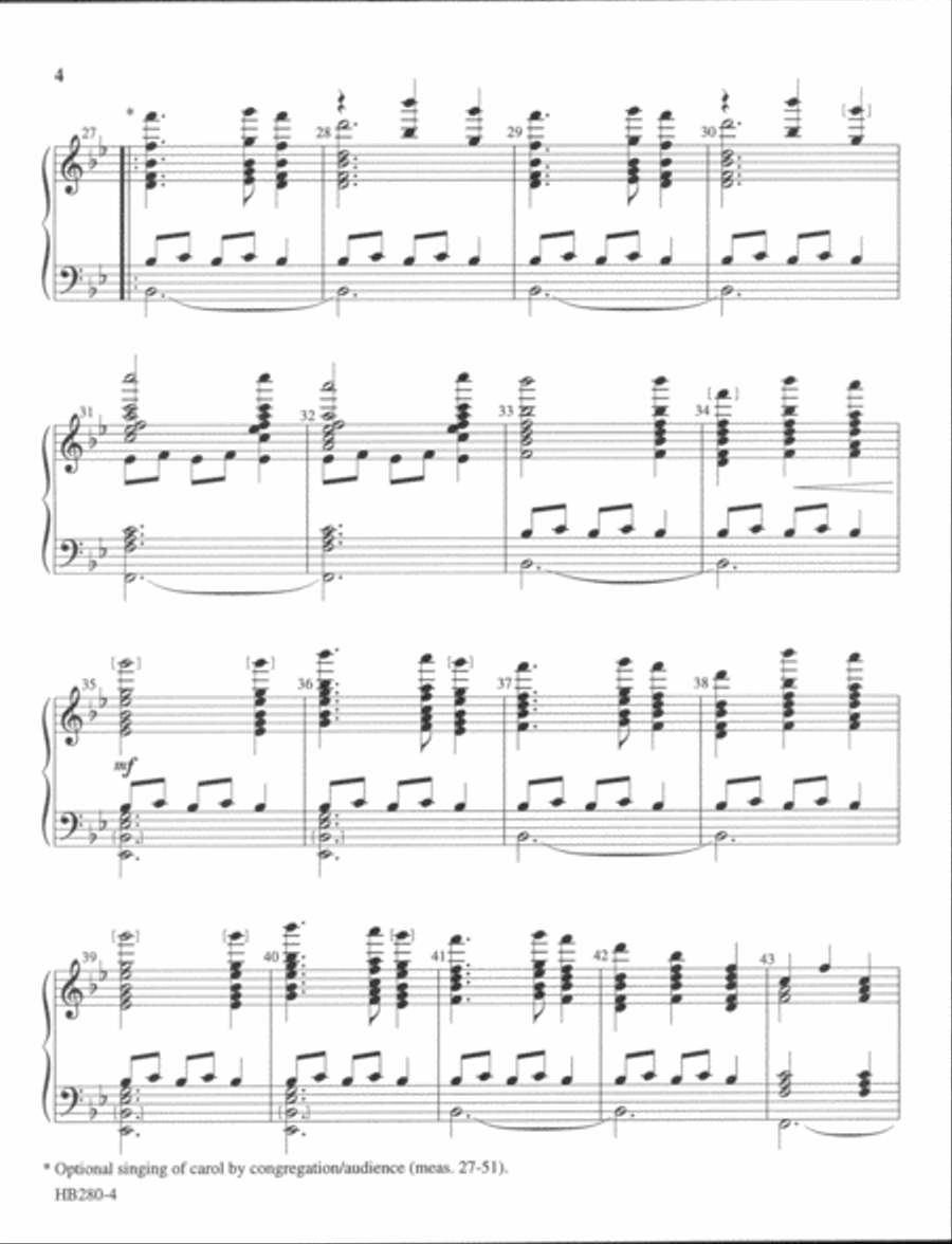 Silent Night! Holy Night! 3-5 octaves 5-Octaves scores gallery preview page 4