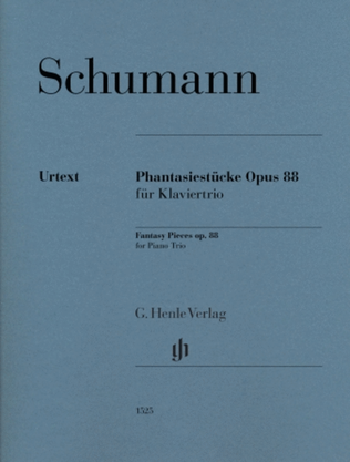 Book cover for Fantasy Pieces Op. 88 for Piano Trio