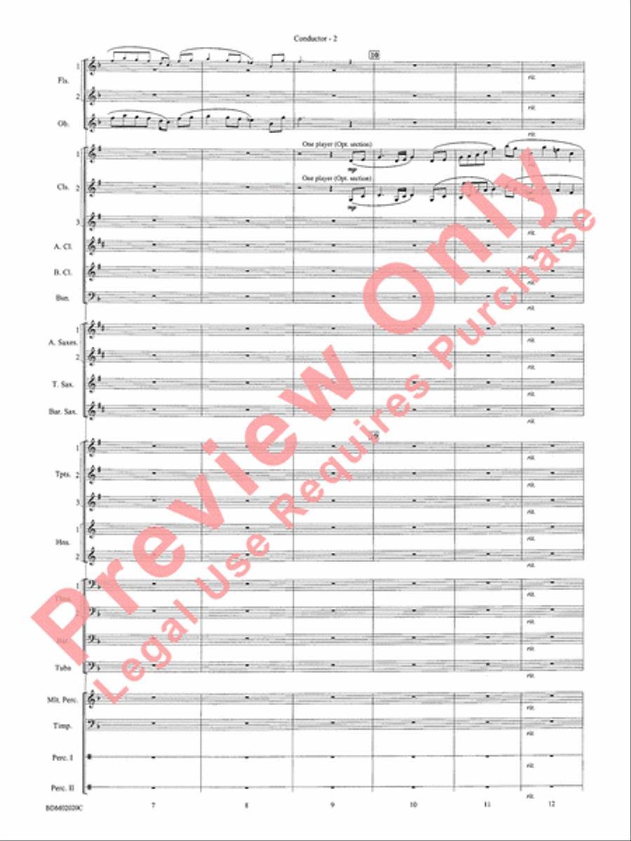 Prairiesong Concert Band scores gallery preview page 5