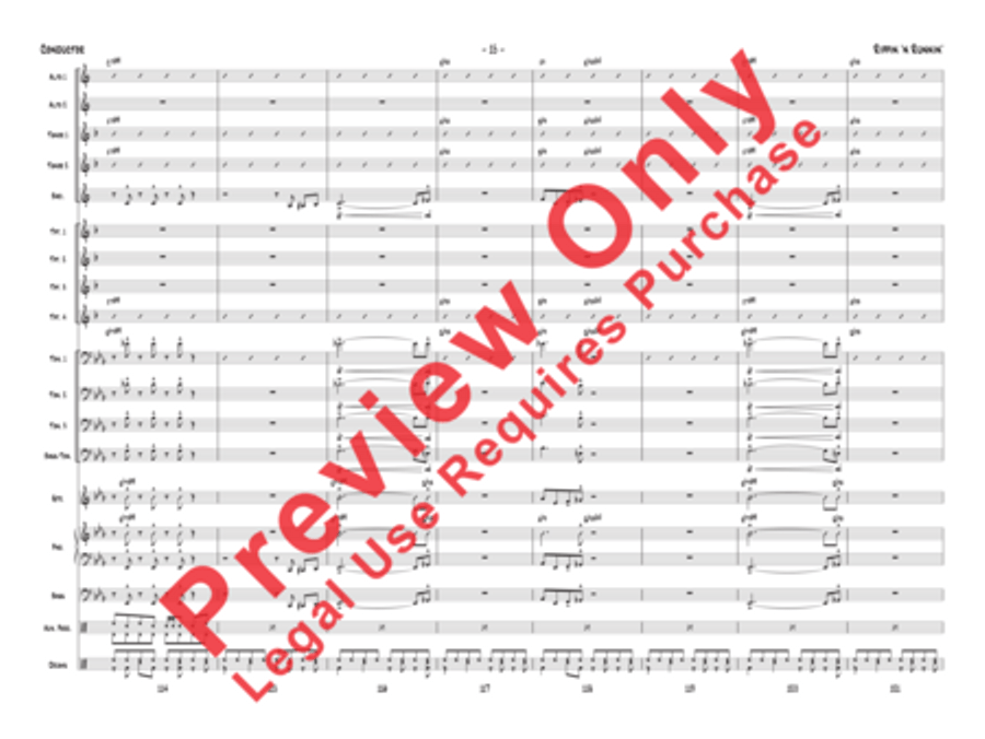 Rippin' 'n Runnin' Jazz Ensemble scores gallery preview page 16