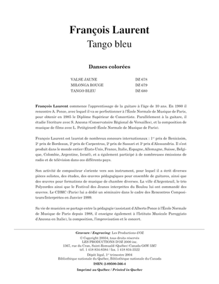 Book cover for Tango bleu