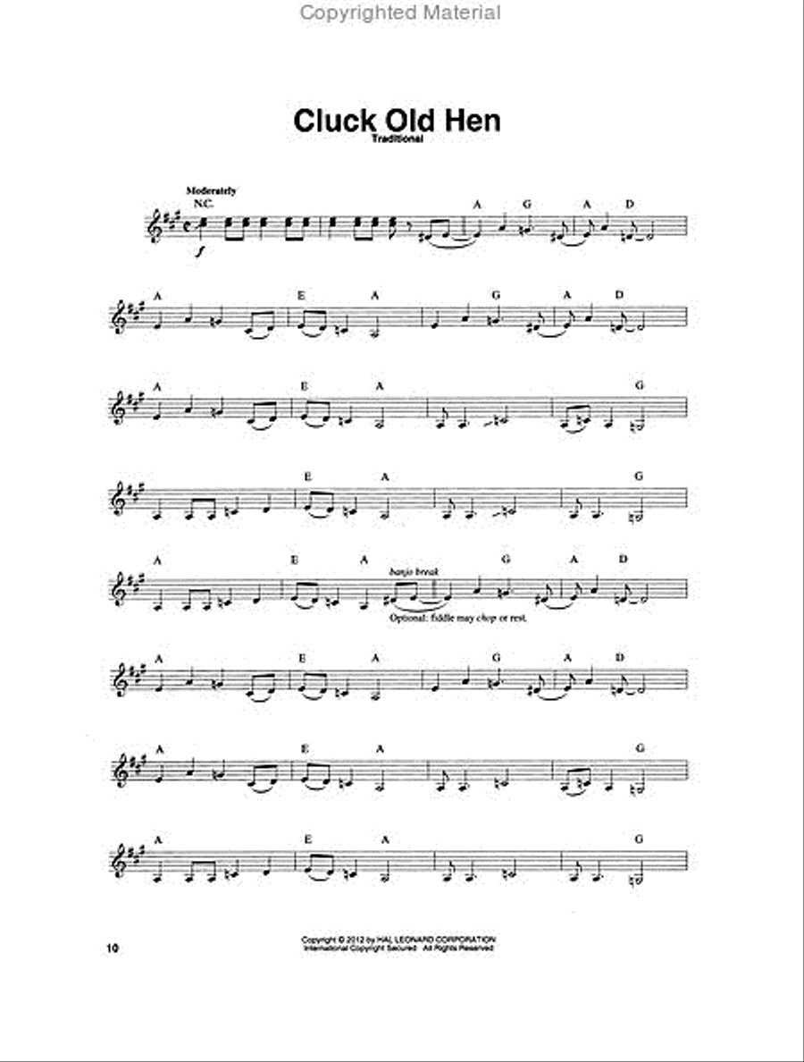 Hoedown Violin Solo scores gallery preview page 4