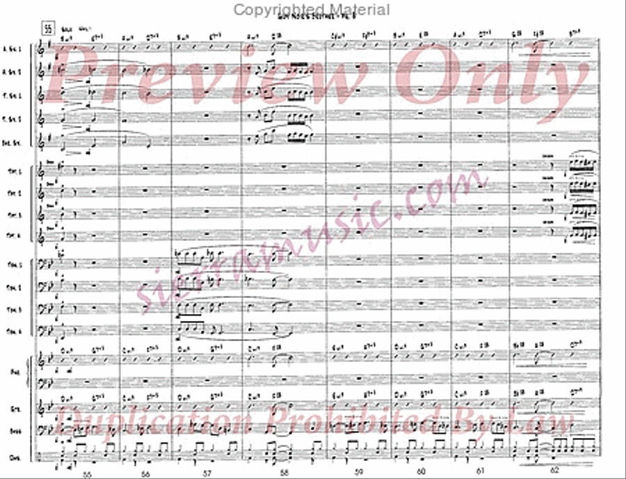 Guy Noir's Brother Guy Noir's Brother Jazz Ensemble scores gallery preview page 9