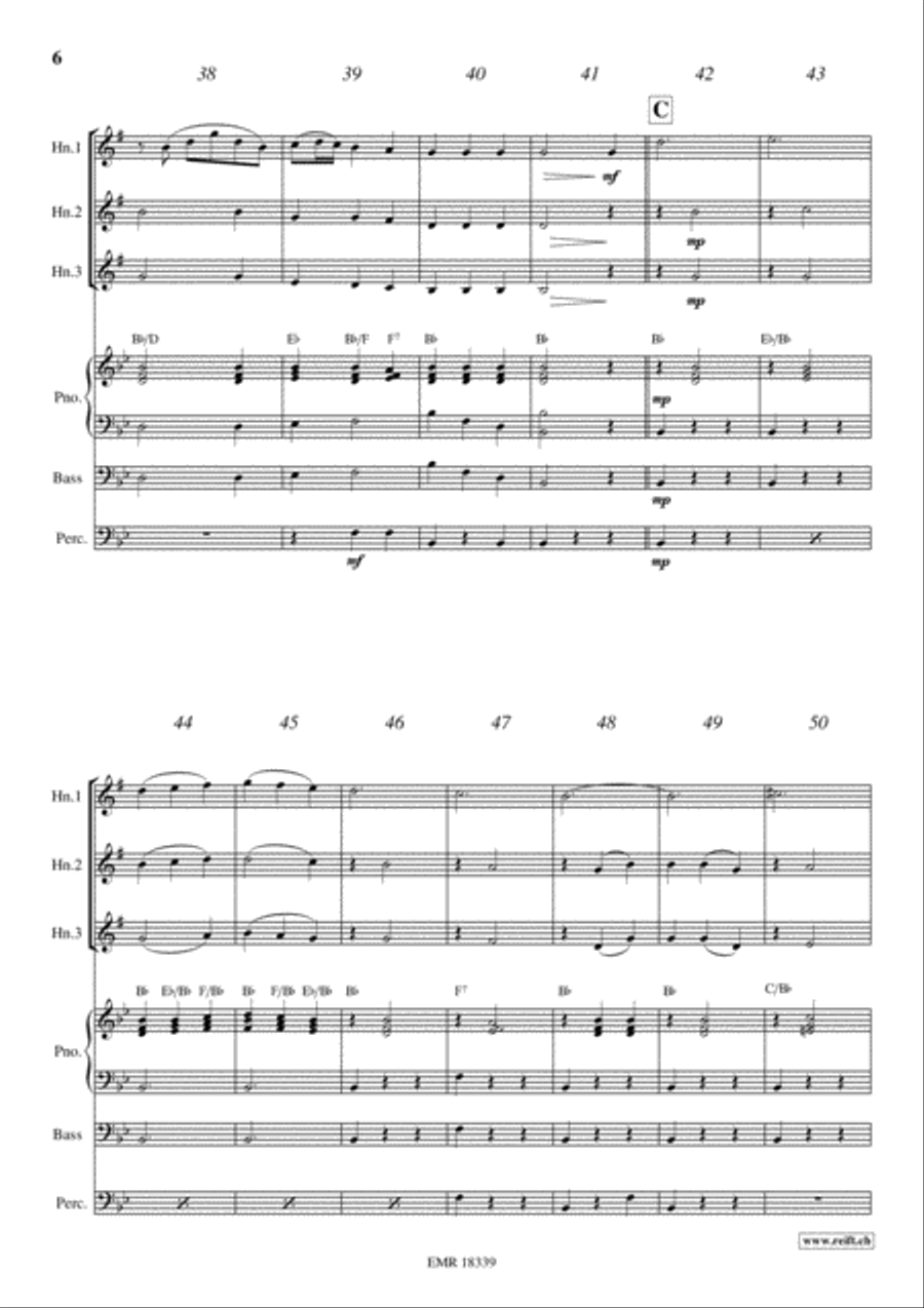 Plaisir d'Amour Horn scores gallery preview page 6
