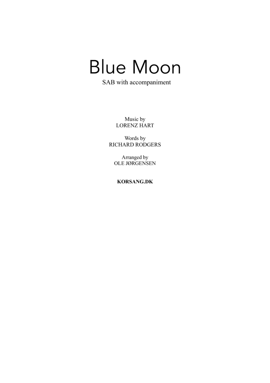 Blue Moon 3-Part scores gallery preview page 1