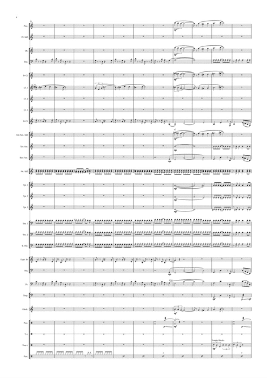 Two Sketches for Wind Band Concert Band scores gallery preview page 5