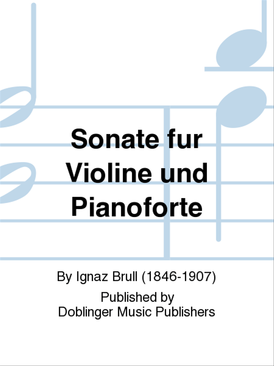 Sonate fur Violine und Pianoforte Violin scores gallery preview page 1