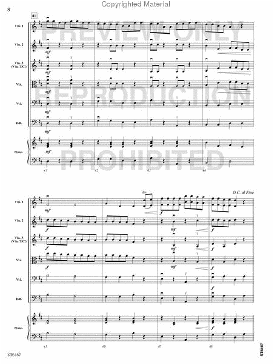 Boots and Saddle String Orchestra scores gallery preview page 6