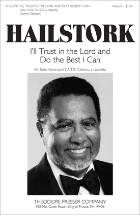 Book cover for I'll Trust in the Lord And Do the Best I Can