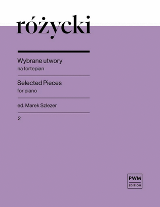 Book cover for Selected Pieces for Piano, part. 2