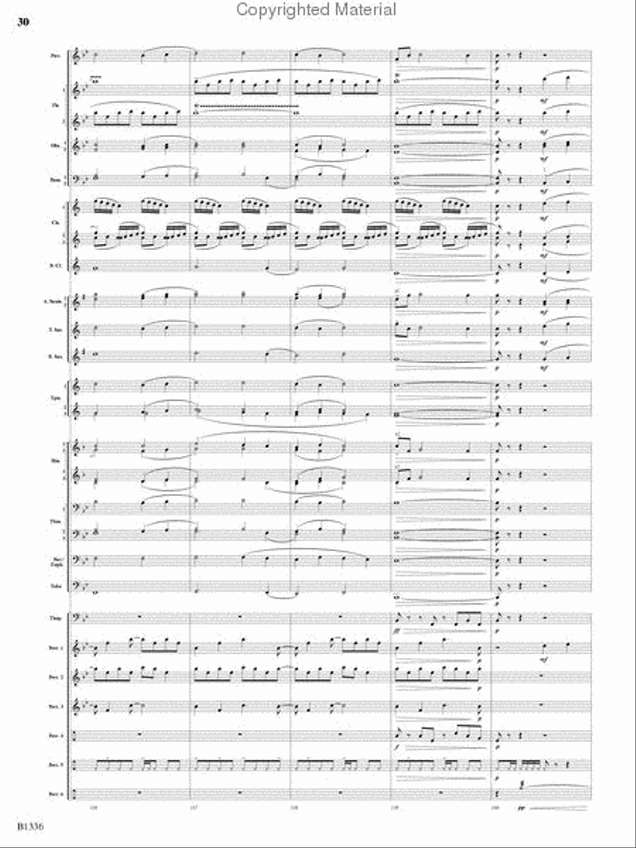 Dreams and Proclamations Concert Band scores gallery preview page 29