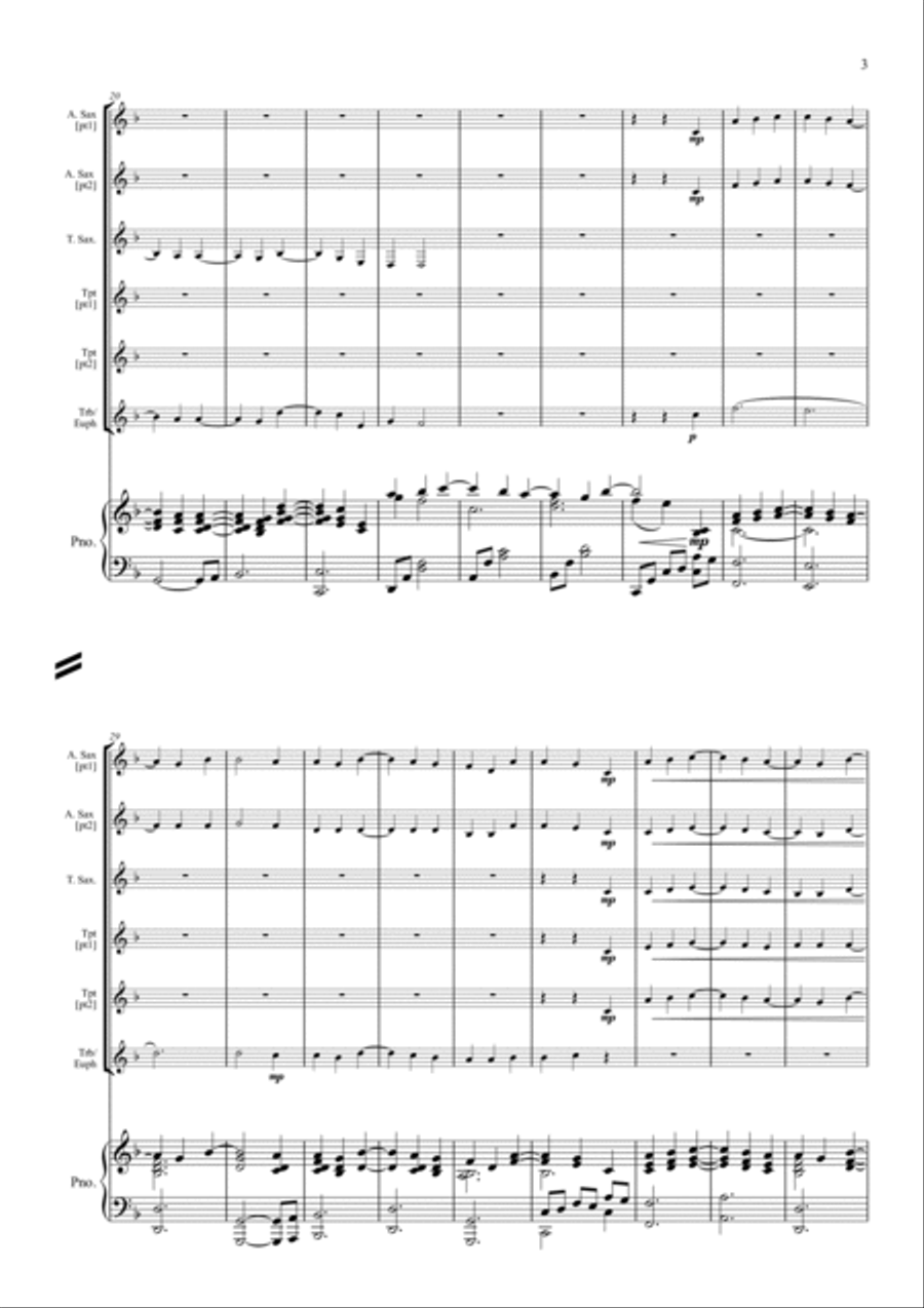 Psalm 23 (Theme From The Vicar Of Dibley) Tenor Saxophone scores gallery preview page 3