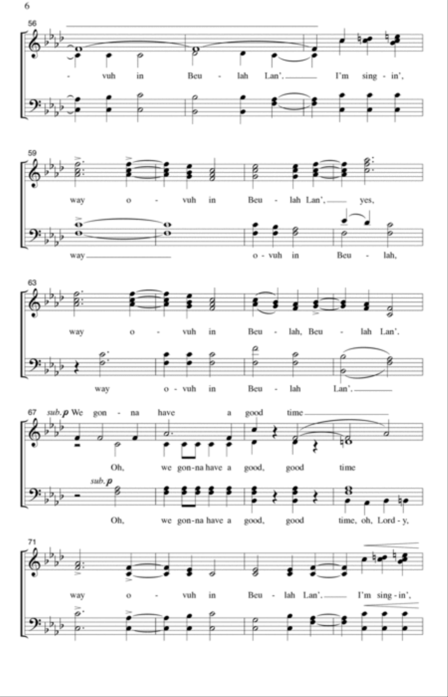 Way Over In Beulah Lan' Divisi scores gallery preview page 4