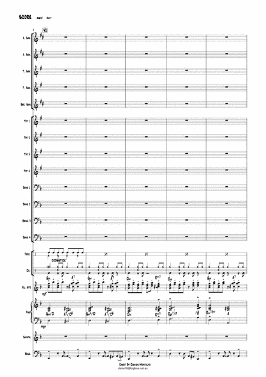 Sway (Quien Sera) Sway (Quien Sera) Jazz Ensemble scores gallery preview page 3